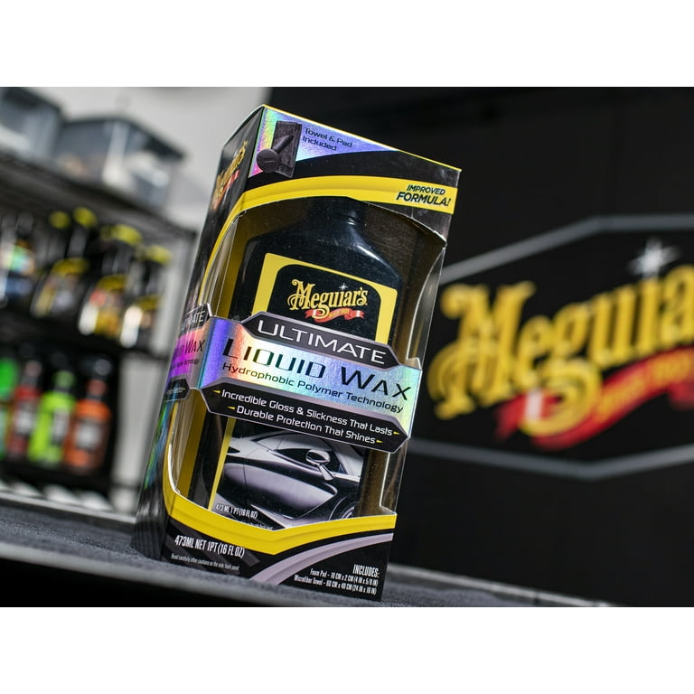 Meguiar's Car Care Kit - Ultimate Wash & Wax, Quik Wax, High Gloss Tyr –  Autosave Components