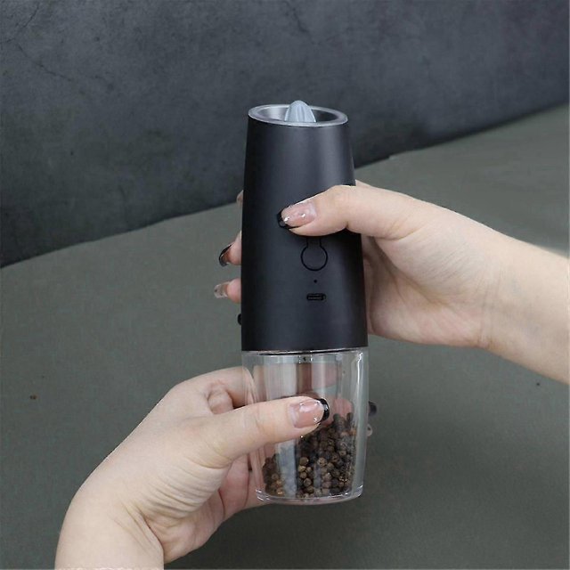Salt and Pepper Grinder USB Charging Salt Pepper Grinder Electric Spice Shakers Tool Kitchen Pepper Grinder