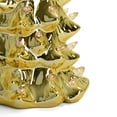 thumbnail image 2 of Gold Ceramic Table Top Christmas Tree (13, Multicolor Lights), 2 of 5