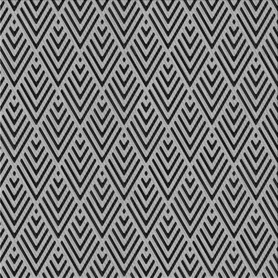 Ahgly Company Machine Washable Indoor Square Transitional Gray Cloud Gray Area Rugs, 4' Square