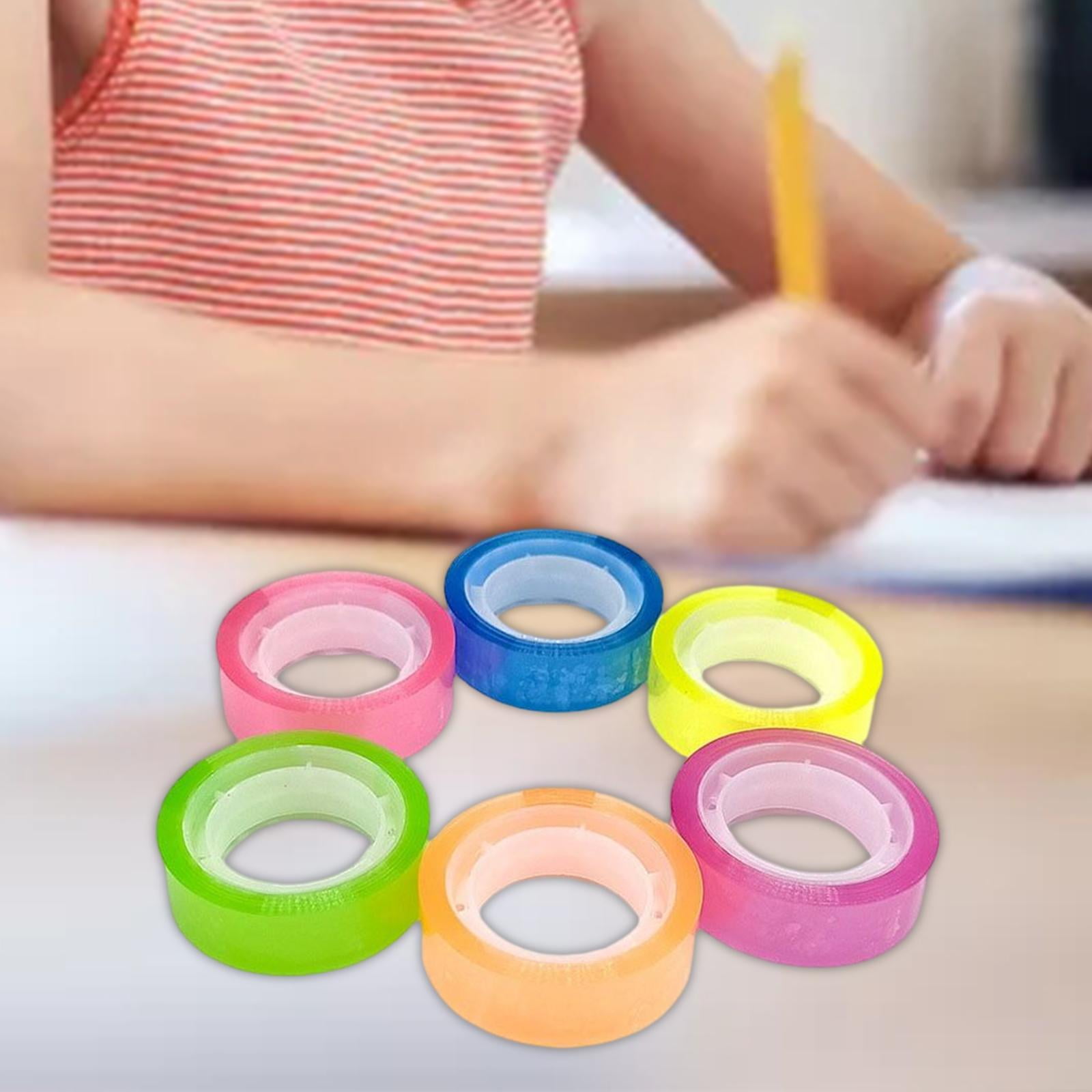  STOBOK 5 Roll Sticky Ball Color Tape Clear Sticky Tape Boy  Rainbow Ball Tape Decompression Adhesive Tapes Washi Tape Shop Sticky Ball  Toy Sticky Balls Maker Plastic Sticker Child Appendix 