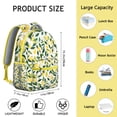 thumbnail image 6 of Lemon Backpack - Stylish School Bookbag for Teens & College, Large Capacity Campus Backpack with Laptop Sleeve, Fun Citrus Print Gift for Students, 6 of 6