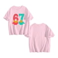 thumbnail image 4 of Six Seven Ice Cream Shirts for BoysGirls, Ice Cream Drip Tee-Funny 6 7 Short Sleeve Tops,Pink 90cm, 4 of 6