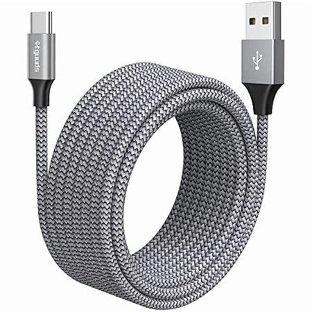wonima01 USB C Cable [20ft/6m], 1-Pack, Long USB-A 2.0 to USB-C Cable, Fast Charging Type C Charger Cord Nylon Braided for Samsung Galaxy Note, LG, Moto, Pixel, Switch, and Other USB C Devices