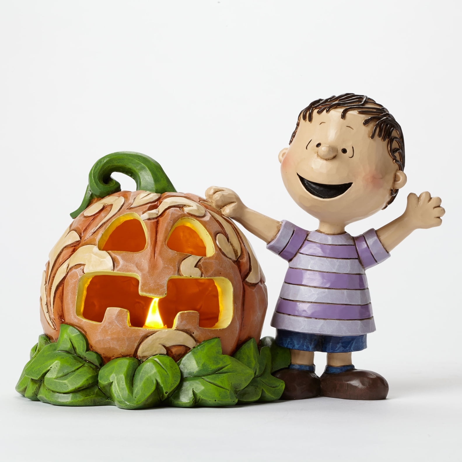 Jim Shore Peanuts Halloween 4045887 Linus and the Great Pumpkin Lights
