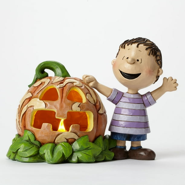 Jim Shore Peanuts Halloween 4045887 Linus And The Great Pumpkin Lights Walmart Com Walmart Com