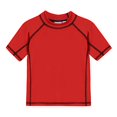 thumbnail image 1 of Maillot Dermoprotecteur à Manches Courtes pour Garçons, Chemise de Bain UPF 50+ Rouge, 1 of 3