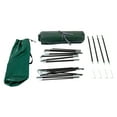 thumbnail image 5 of Garden Bicycle Storage Tent Shed Outdoor Waterproof Shelter Reusable PE Green, 5 of 10