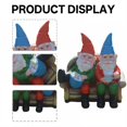 thumbnail image 6 of ICERUN Garden Gnomes,Resin Little Dwarf Sitting on Sofa Garden Statues,White Beard Detail Gnomes Decorations for Yard,Style3, 6 of 7