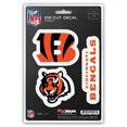 thumbnail image 1 of Paquete De 3 Calcomanías Troqueladas Del Equipo Cincinnati Bengals, 1 of 2