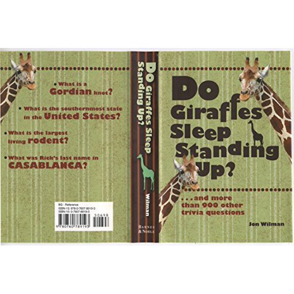 Pre-Owned Do Giraffes Sleep Standing Up? ...and More Than 900 Other Trivia Questions, 9780760789193, 0760789193, Hardcover,