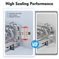 thumbnail image 5 of 8.46*4.33*10.24in 15Nm Manual Pneumatic Air Actuated Stainless Ball Valve Single Acting Spring Return, 5 of 18