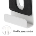 thumbnail image 3 of MOVTOTOP Clips de Support de Miroir en Acier Inoxydable Blanc Ensemble de 4 pour Tampons Adhésifs DIY Inclus, 3 of 8