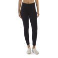 thumbnail image 1 of Danskin Women's Mid Rise Ankle Legging, Black Salt, Medium, 1 of 3
