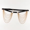 thumbnail image 6 of Belt Waist Chain Gothic Hiphop Pants Chain Body Chains Cosplay for Nightclub Golden, 6 of 8