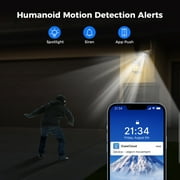 Hiseeu 4-Pack Outdoor WiFi Security Camera System, 10CH 3MP with 1TB Hard Drive