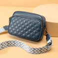thumbnail image 2 of Women Crossbody Bag Color Clash PU Tote Bag Chain Simple Female Commuter Handbag, 2 of 9