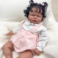 thumbnail image 2 of Muñeca Reborn KOKOMANDY, realista, negra, 60 cm con acceso, 2 of 4