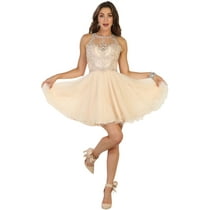 Formal Dress Shops Inc Semi Formal Lace Up Short Wedding Guest