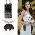 thumbnail image 3 of Elehold PU Leather Zipper Pocket Wallet Case for iPhone 16 Plus RFID Blocking Card Holders Large Capacity Anti-Scratch Detachable Handstrap Shockproof Case, Coffee, 3 of 8