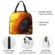 thumbnail image 4 of Fotbe Sunset Coast Sunflower Bolsa Térmica con Estampado y Forro de Aluminio Grueso Bolsa de Almuerzo con Bolsillo Frontal para Hombres y Mujeres, Ideal para Trabajo, Escuela, 4 of 8