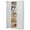 White-71" H, variant on Polup 71" Height Modern Metal Pantry Storage Cabinet with Doors and Adjustable Shelves White for Living Room Kitchen and Home