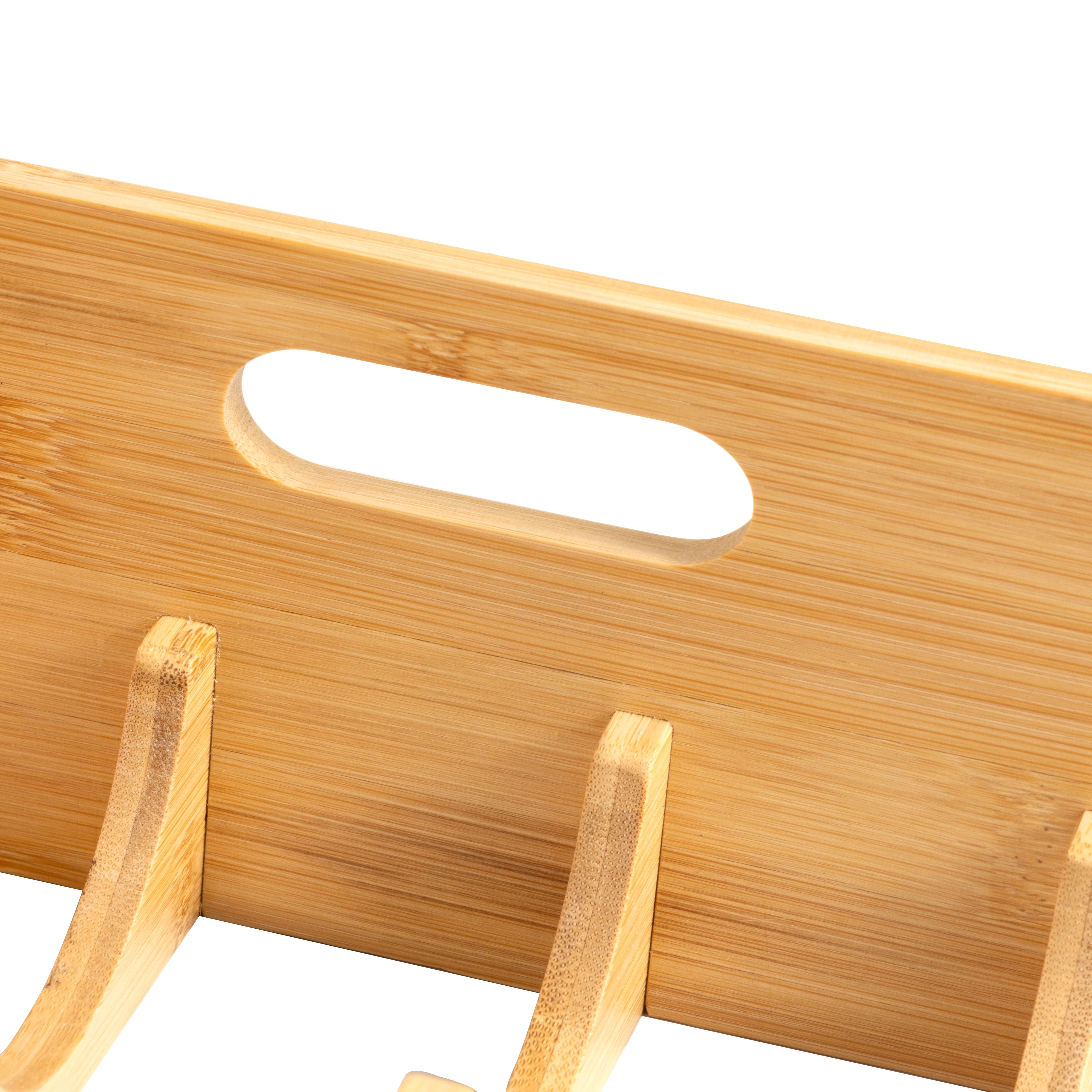 Better Homes & Gardens Bamboo Bottle Organizer, 11.65L x 4.02W x 8.03H inch, Kitchen Storage Rack