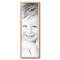 thumbnail image 2 of ArtToFrames 11x34" Gold And Stained Brown Picture Frame, Gold Wood Poster Frame, with Regular Acrylic and 2 (FBPL-4766), 2 of 7