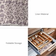 thumbnail image 6 of Placemats Set of 8, Purple Floral Woven Placemat, Linen Place Mats for Kitchen/Dining Tables, Spring Plants Flowers Vintage Rustic Washable Table Mats for Party, 6 of 8