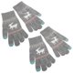 thumbnail image 2 of Knitted Gloves For Kids Winter Days Full Finger Solid Color Pairs Providing Warmth And Hand Protection, 2 of 5