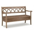 thumbnail image 1 of Linon Banc de Rangement en Bois Elliana Brun Naturel, 1 of 14