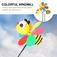 thumbnail image 3 of 18Pcs Bee Wind Spinners Pinwheels 3D Animal Windmills Garden Stakes Ornaments for Lawn Yard Patio Party Decor,18 x 3D Bee windmill,Multicolor, 3 of 8