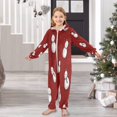 thumbnail image 6 of Vzayyk 4T-14Y Size Aviliable Cozy One-Piece Footless Sleeper Pajama White Snowmen Pattern, 6 of 8