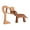 B-20x12.5cm, variant on SUYOLL Wooden Dog Family Figurine Set Minimalist Hand Carved Puppy Statues For Home Office Living Room And Desk Creative Decor