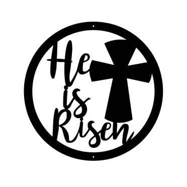 He is Risen - Metal Wall Art