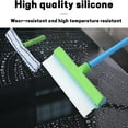 thumbnail image 6 of AquaSwipe Window Squeegee, AquaSwipe Recyclable Silicone Window Squeegee Kit, Rotatable Rubber Squeegee and Microfiber Scrubber, Squeegee Cleaner for Shower Glass Mirror Window Door, 6 of 7