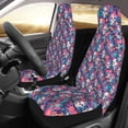 thumbnail image 3 of Fotbe flower Skull leaf colorful Pattern Automotive Seat Covers for Cars Trucks and SUVs – Car Seat Covers for Front Seats,Protective Seat Covers,Vehicle Seat Covers, Set of 2, 3 of 9
