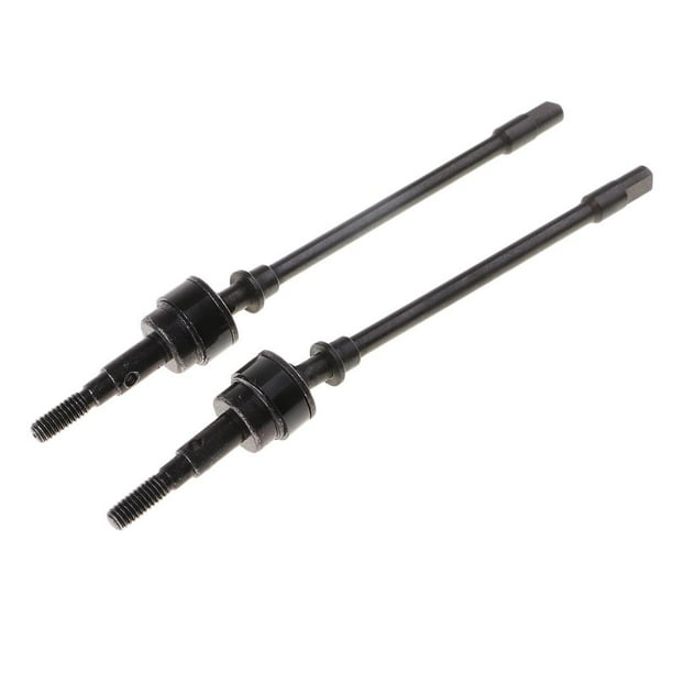 Piezas de CVD de transmisión de acero de actualización para Coches de Oruga SCX10 Crawler Axiales Negro
