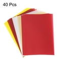 thumbnail image 3 of Papel de Pergamino de Colores Uxcell, 40 Hojas de Transparencia Multicolor 8.5 x 11 Papel de Pergamino Imprimible, Hojas Translúcidas para Invitaciones, 3 of 7
