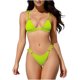 thumbnail image 2 of Trajes de baño para mujer, conjunto de bikini con cordones de color sólido, informal y a la moda para mujer, trajes de baño para mujer, trajes de baño para mujer, trajes de baño de moda playera para m, 2 of 7