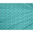thumbnail image 3 of oneOone Polyester Lycra Aqua Blue Fabric Artistic Tree Sewing Craft Projects Fabric Prints By Yard 56 Inch Wide, 3 of 3