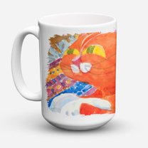Carolines Treasures 6033CM15 Cat Coffee Mug 15 oz 15 ounce multicolor