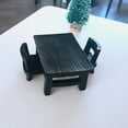 thumbnail image 1 of Ensemble Miniature de Table et Chaises en Résine 1 Ensemble 6,60 X 4,80 X 3,00 cm, 1 of 8