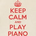 thumbnail image 2 of CafePress - Keep Calm Play Piano Tote Bag - Unisex Canvas Tote Bag, Beige, 1-Piece, 2 of 6
