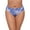 Water Lilies Iris, variant on Women's S3 Smoothing Mid-Rise Swimsuit Bikini Bottoms - Water Lilies Iris