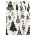 thumbnail image 5 of Christmas Throw Blanket 60x80, Flannel Plush, Soft Warm Lightweight Winter Blanket for Couch, Bed, Cabin, Holiday Decor Gift., 5 of 5