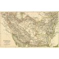 thumbnail image 2 of Vintage Maps 18x13 Black Modern Framed Museum Art Print Titled - Persia Afghanistan and Baluchistan 1901, 2 of 4