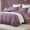 Purple, variant on Ruffled Comforter  Boho Bedding Comforter Shabby Chic Ruffle Fringe  Bedroom Decor Supr Soft Cozy  Quilt Comforter Set