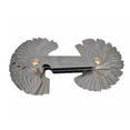 thumbnail image 1 of Riwesomey Profesional plegable 55/60 grados medidor de rosca de acero inoxidable portátil engranaje diente tornillo tuercas pernos medidor de Medidores de medidas dimensionales, 1 of 6