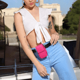 thumbnail image 2 of Leatherboss Cigarette Case with Lighter Holder, Pink, 2 of 9